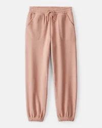 Oshkosh Girls Cotton Joggers - Brown Brown 12