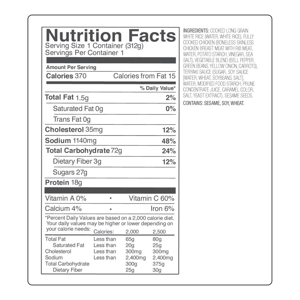 slide 3 of 3, Home Chef Chicken Teriyaki With Rice, 11 oz