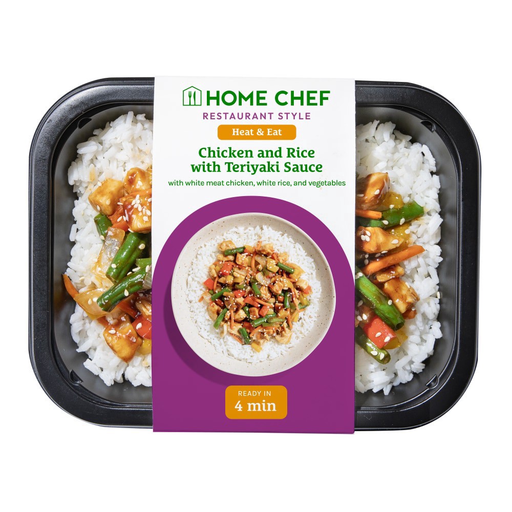 slide 2 of 3, Home Chef Chicken Teriyaki With Rice, 11 oz