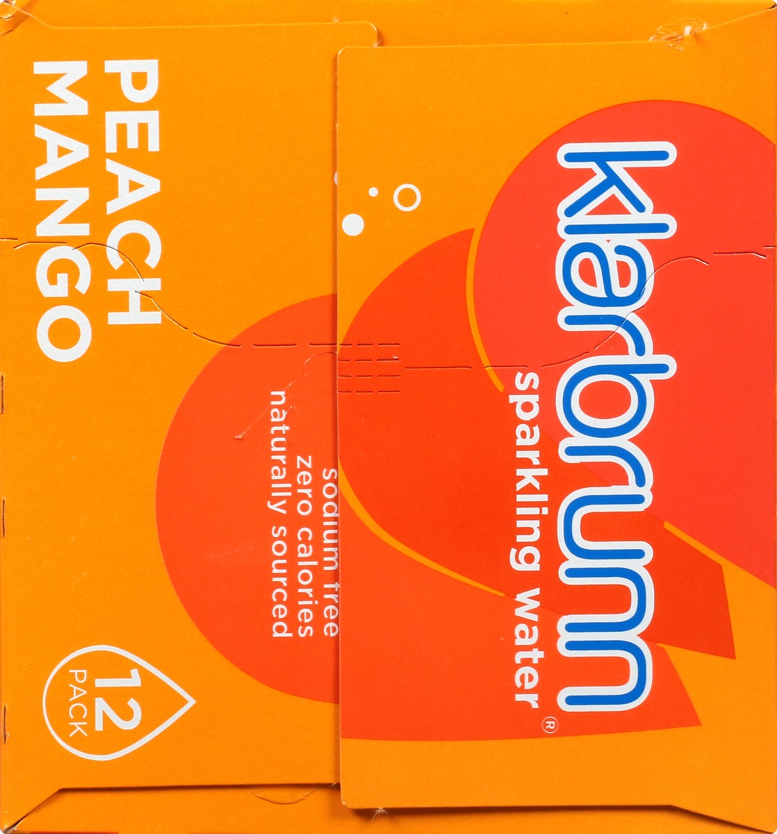 slide 6 of 9, Klarbrunn Peach Mango Naturally Sourced Sparkling Water - 12 ct; 12 fl oz, 12 ct; 12 fl oz