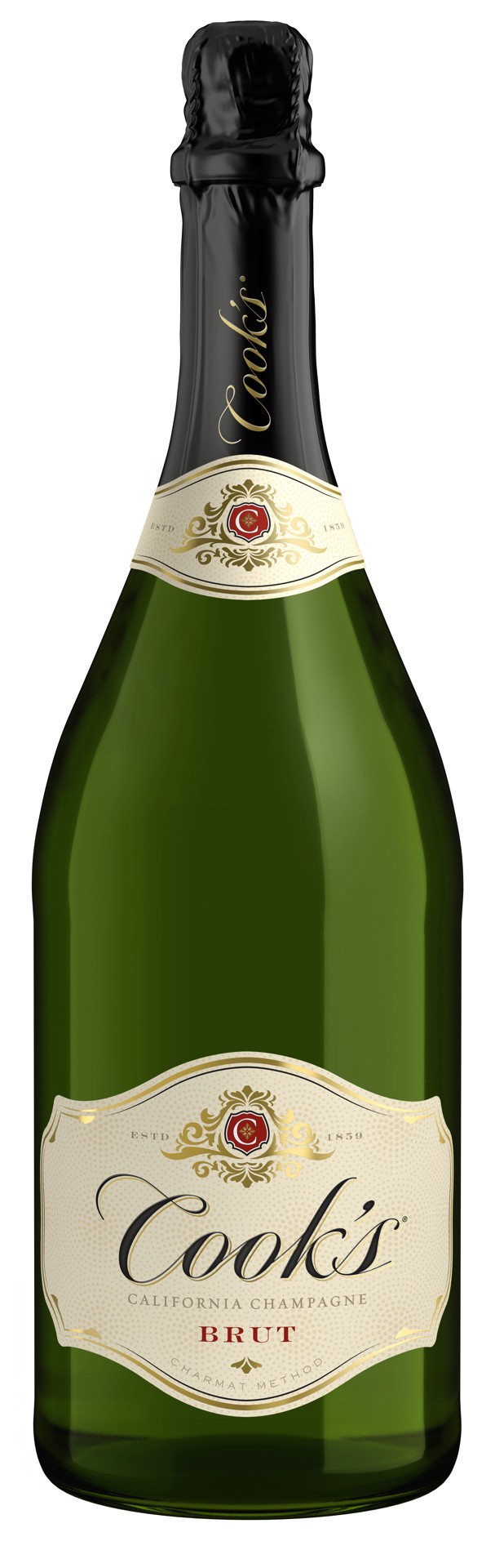 slide 1 of 40, Cook's California Champagne Brut White Sparkling Wine, 1.5 liter