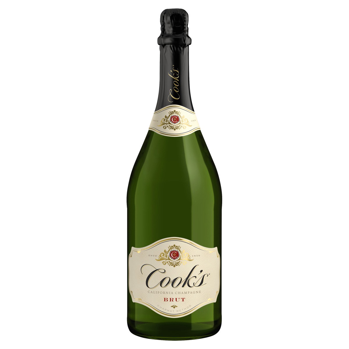 slide 1 of 40, Cook's California Champagne Brut White Sparkling Wine, 1.5 l