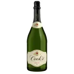 Cook's California Champagne Brut White Sparkling Wine, 1.5 L Bottle