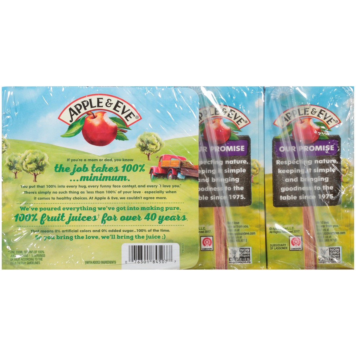 slide 9 of 11, Apple & Eve Very Berry 100% Juice Aseptic Packs - 8 ct, 54 fl oz