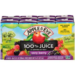 Apple & Eve Very Berry 100% Juice Aseptic Packs - 8 ct