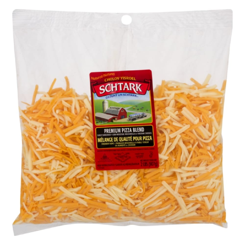 slide 1 of 1, Schtark Shredded Premium Pizza Blend Cheese, 2 lb