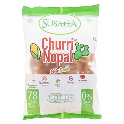 slide 1 of 1, Susalia Churri Nopal Chile Limon Chips, 7.05 oz