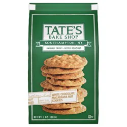 Tate''s Bake Shop White Chocolate Macadamia Nut Cookies, 7 oz