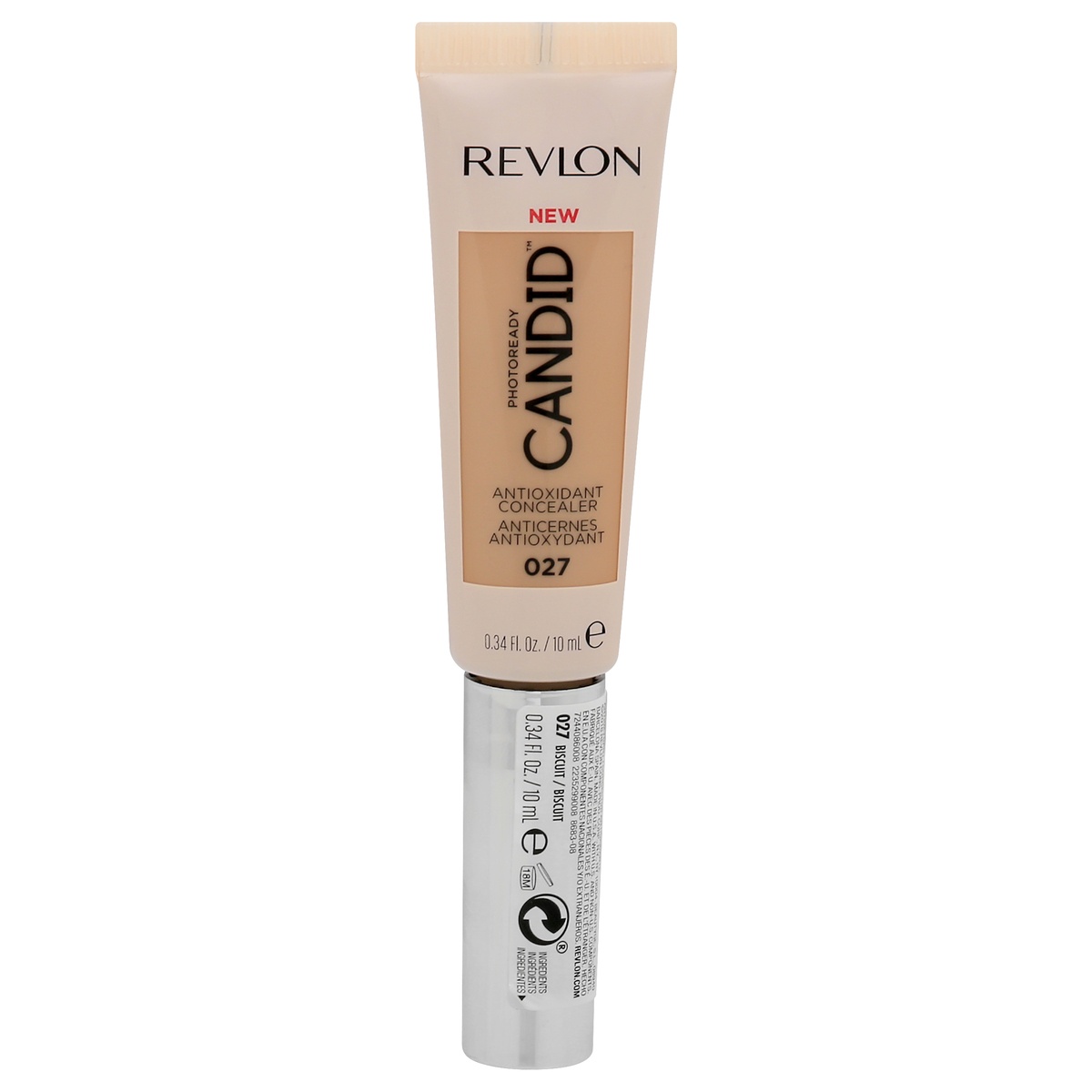 slide 1 of 1, Revlon PhotoReady Candid Antioxidant Concealer, Biscuit, 0.34 fl oz