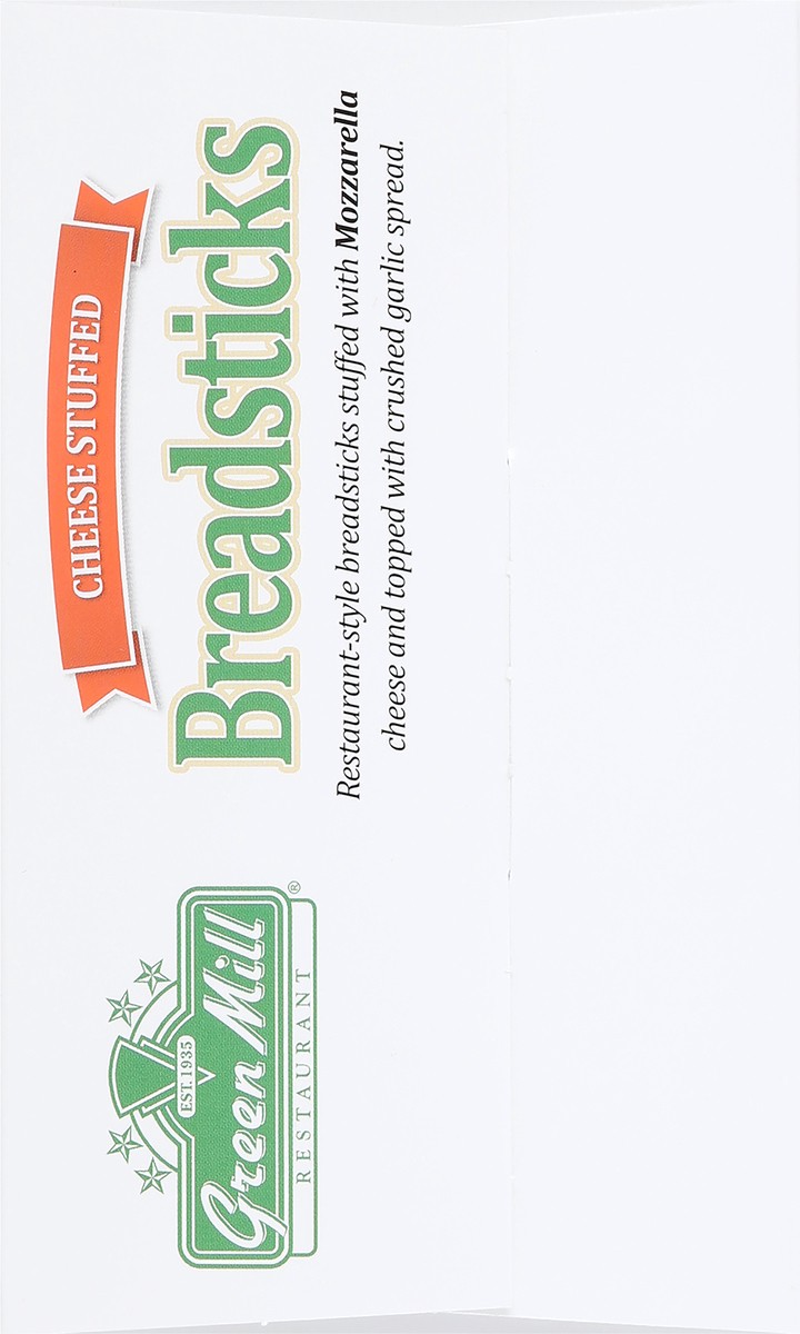 slide 8 of 9, Green Mill Cheese Stuffed Breadsticks,