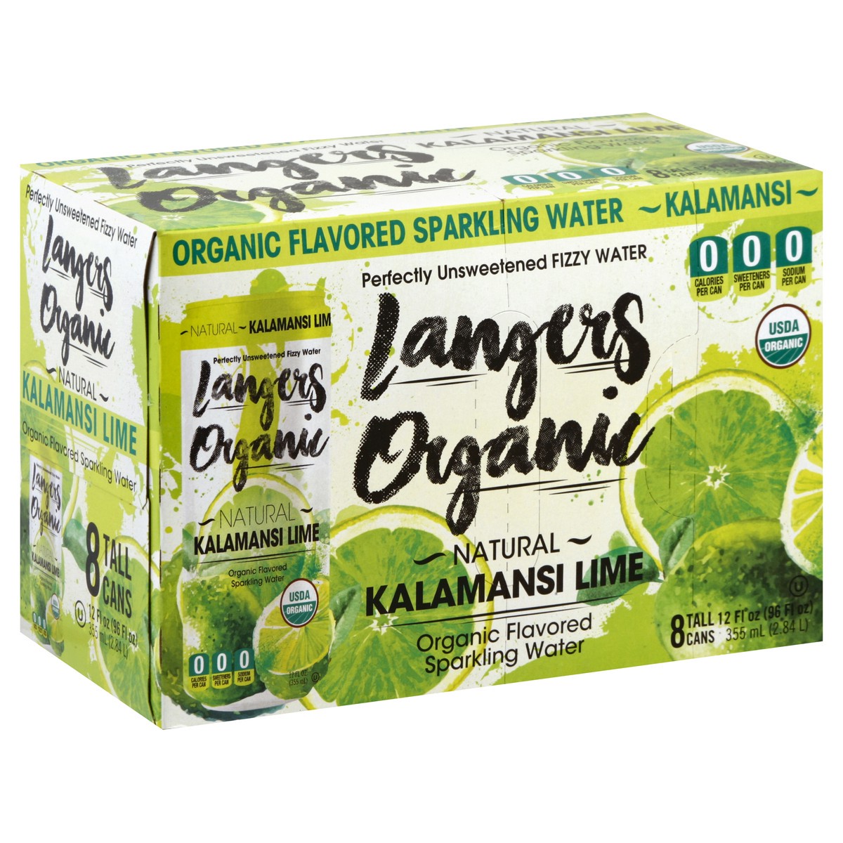 slide 4 of 8, Langers Sparkling Water - 8 ct, 8 ct; 12 oz