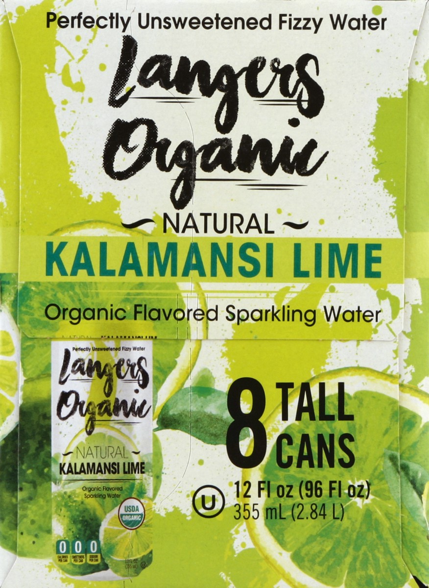 slide 3 of 8, Langers Sparkling Water - 8 ct, 8 ct; 12 oz