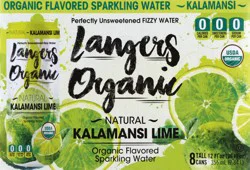 Langers Sparkling Water - 8 ct