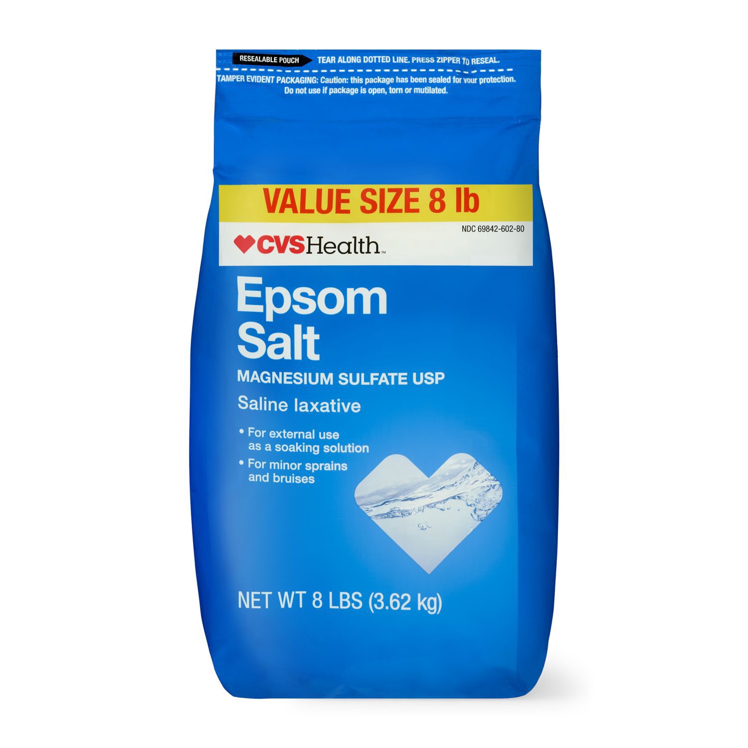 slide 1 of 1, CVS Health Epsom Salt, 8 lb