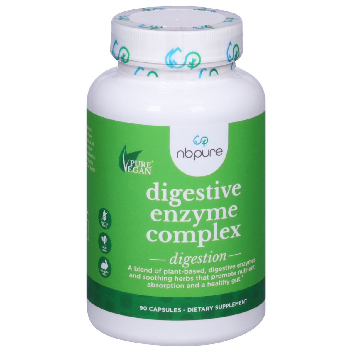 slide 5 of 14, NBPure Digestion Digestive Enzyme Complex 90 Capsules, 90 ct