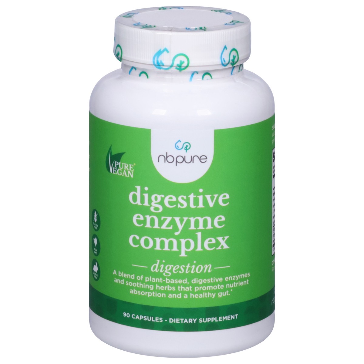 slide 4 of 14, NBPure Digestion Digestive Enzyme Complex 90 Capsules, 90 ct