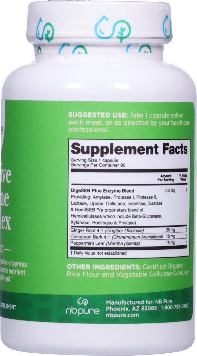 slide 8 of 14, NBPure Digestion Digestive Enzyme Complex 90 Capsules, 90 ct