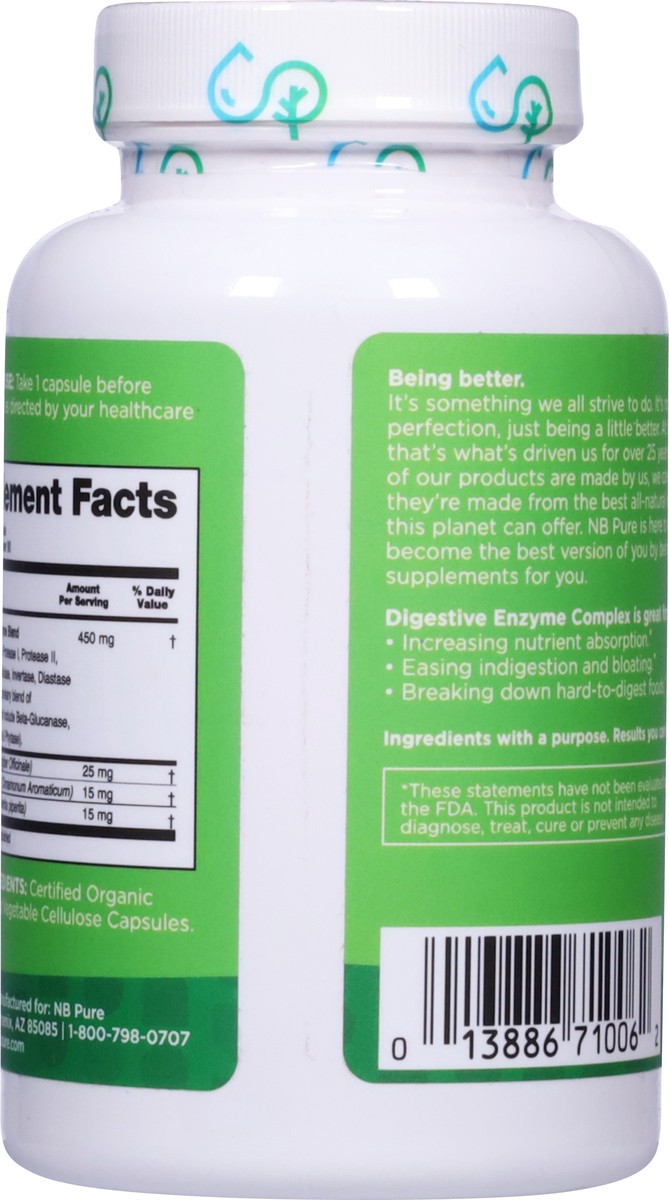 slide 12 of 14, NBPure Digestion Digestive Enzyme Complex 90 Capsules, 90 ct