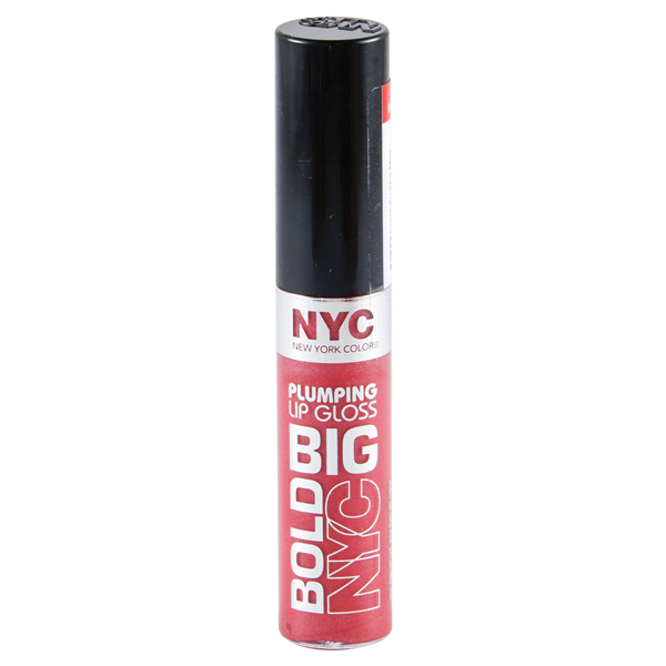 slide 1 of 1, NYC Big Bold Plumping Lip Gloss Coral To The Max, 1 ct