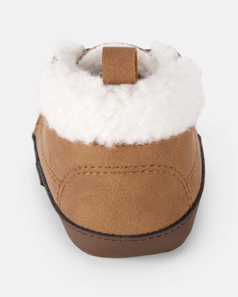 slide 5 of 6, Carter's Baby Boy Sherpa Lined Boots - Brown Brown 1, 1 ct