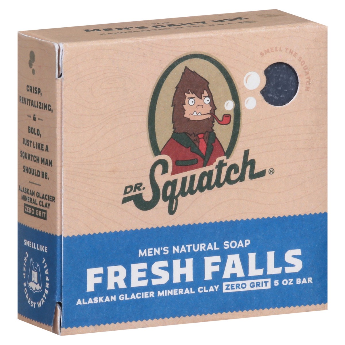 slide 6 of 9, Dr. Squatch Men's Natural Fresh Falls Soap 5 oz, 5 oz