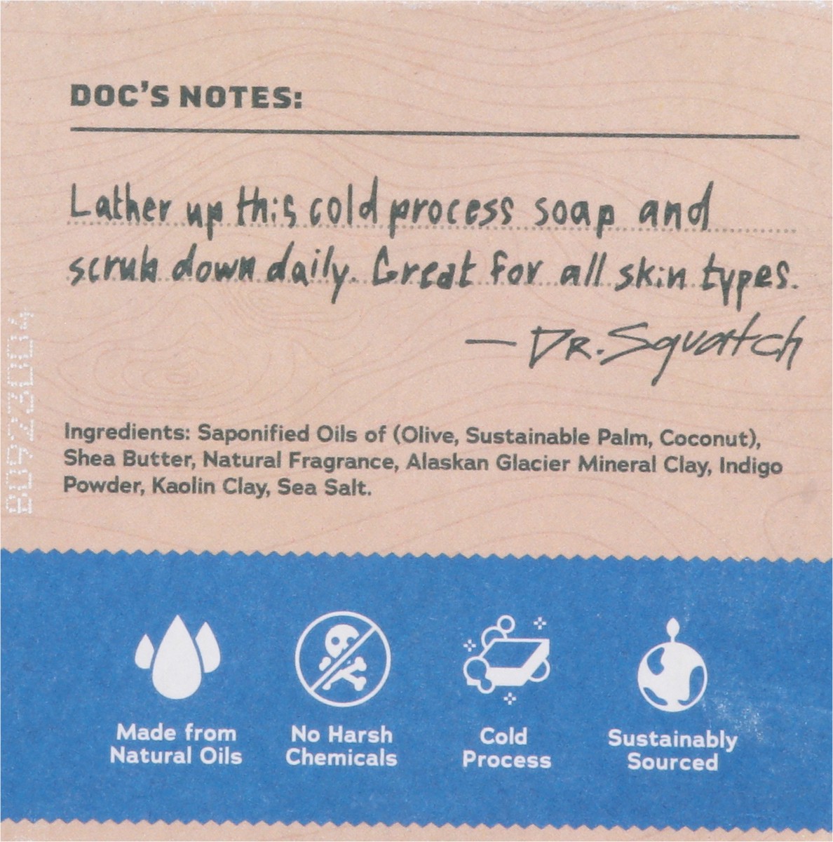 slide 9 of 9, Dr. Squatch Men's Natural Fresh Falls Soap 5 oz, 5 oz