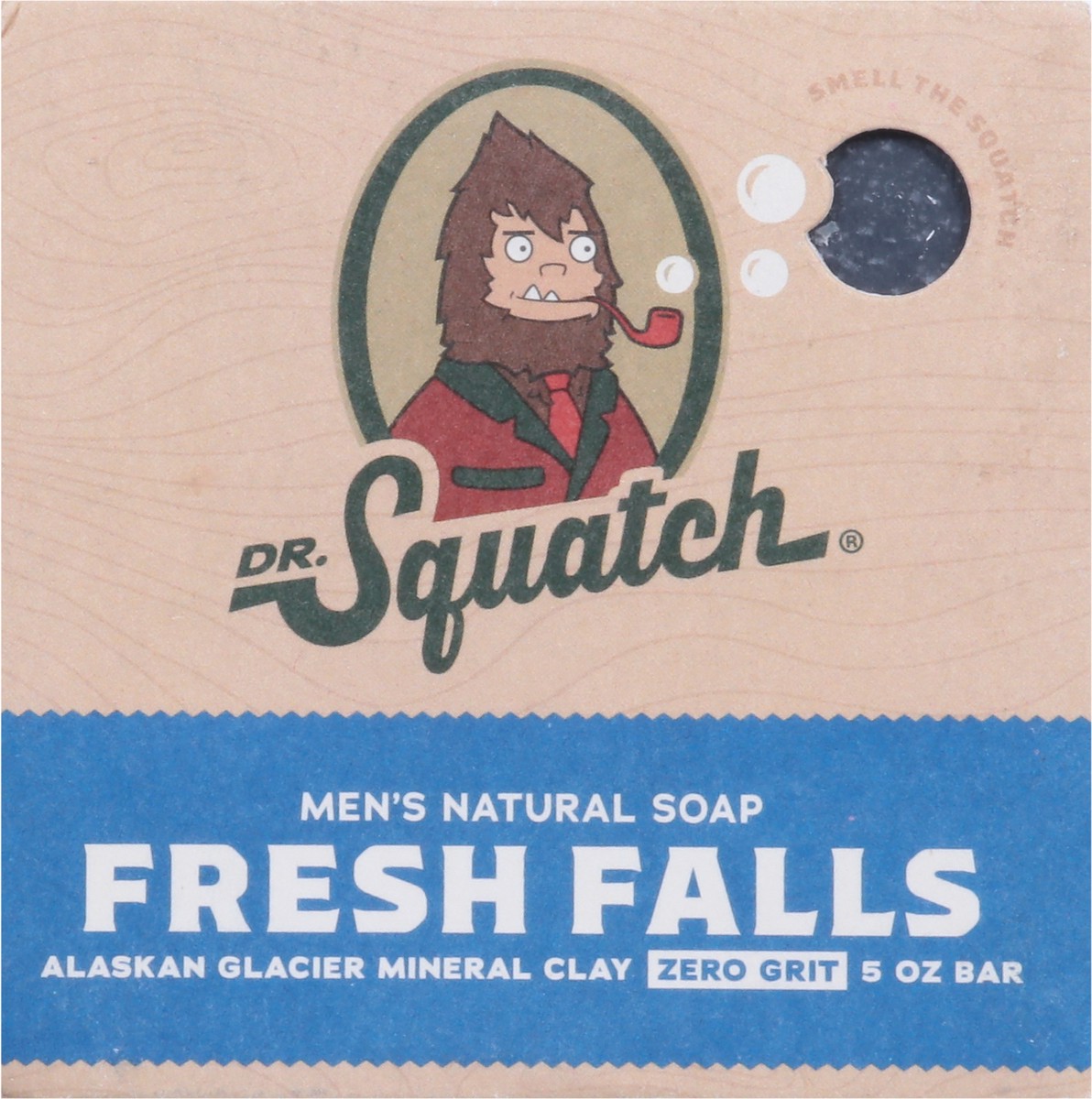 slide 3 of 9, Dr. Squatch Men's Natural Fresh Falls Soap 5 oz, 5 oz