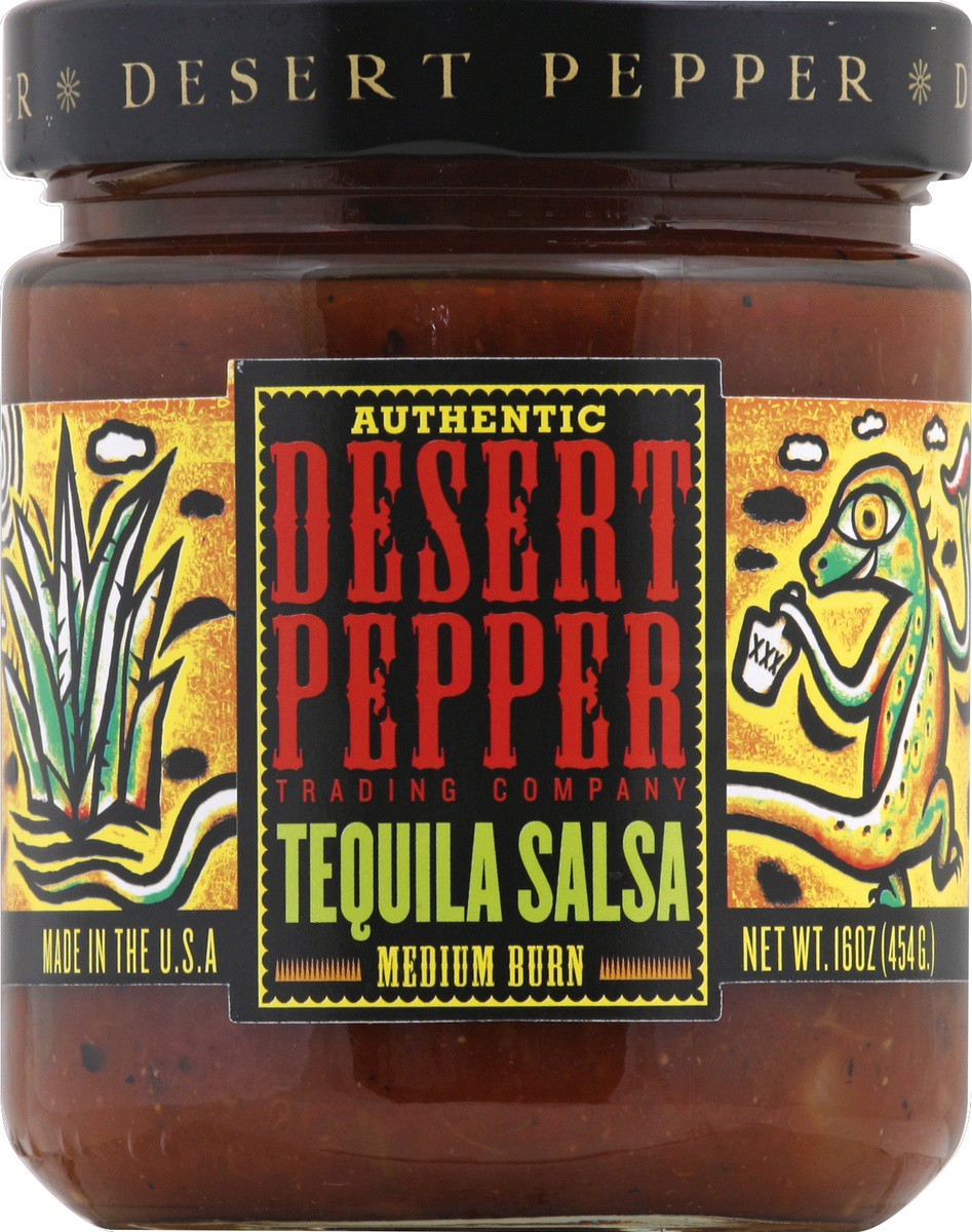 slide 2 of 2, Desert Pepper Trading Tequila Salsa, 16 oz