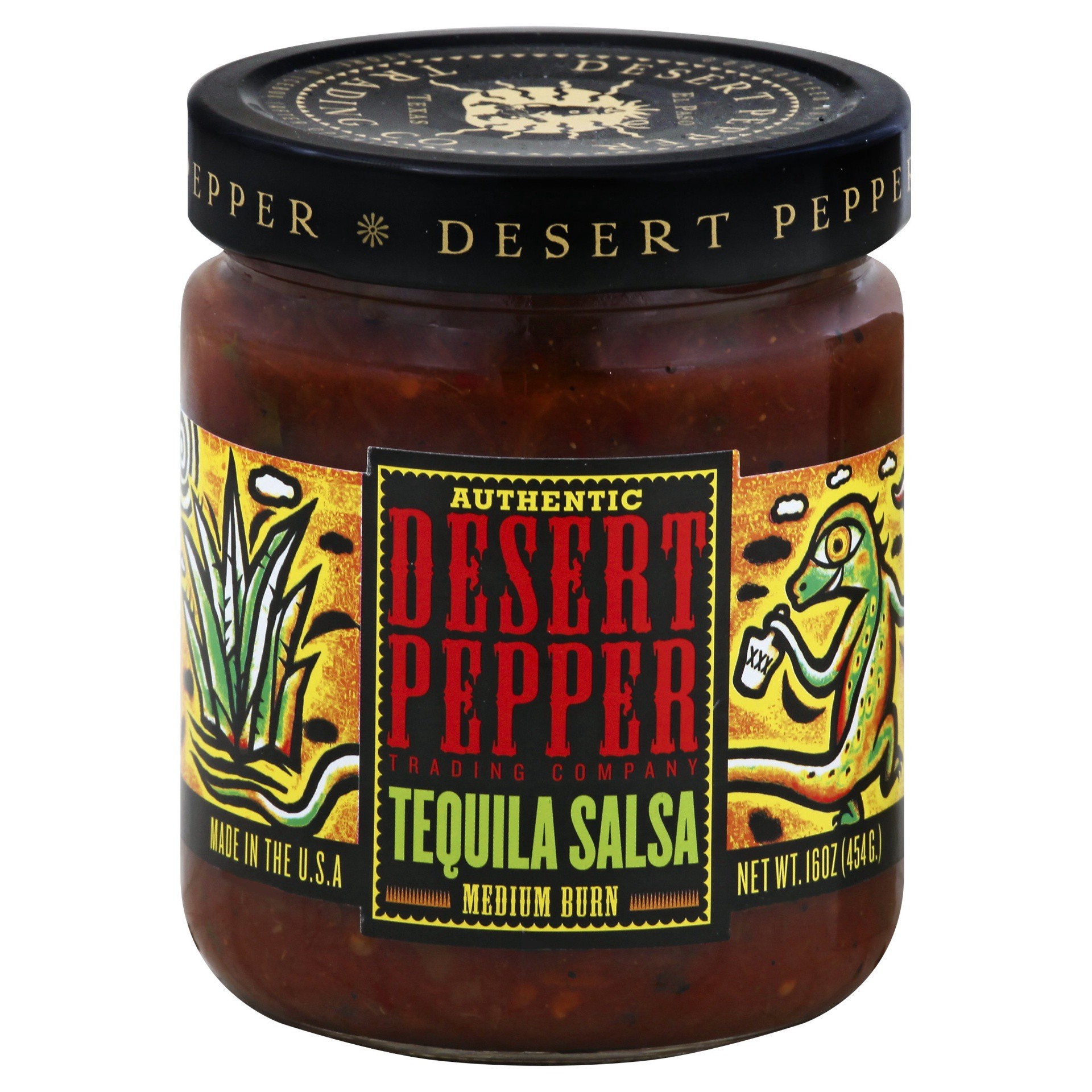 slide 1 of 2, Desert Pepper Trading Tequila Salsa, 16 oz