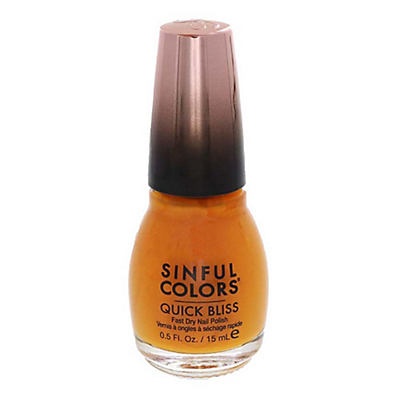 slide 1 of 1, Sinful Colors Nail Enamel Quick Bliss Mushy Gushy Mango, 1 ct