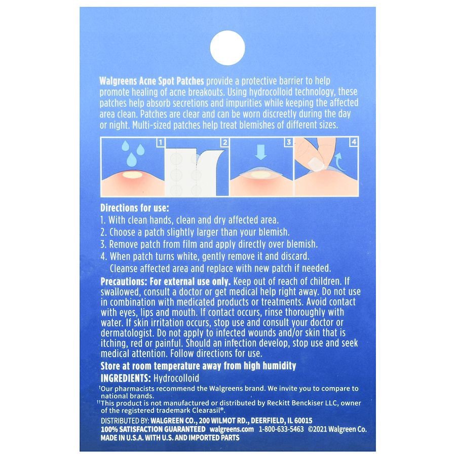 slide 4 of 5, Walgreens Acne Spot Patches, 20 ct; 10 mm, 12 mm