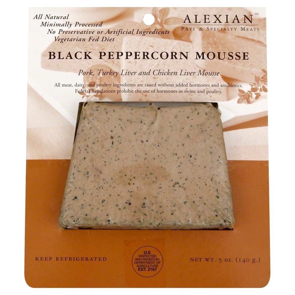 slide 1 of 1, Alexian Black Peppercorn Mousse Pate, 5 oz