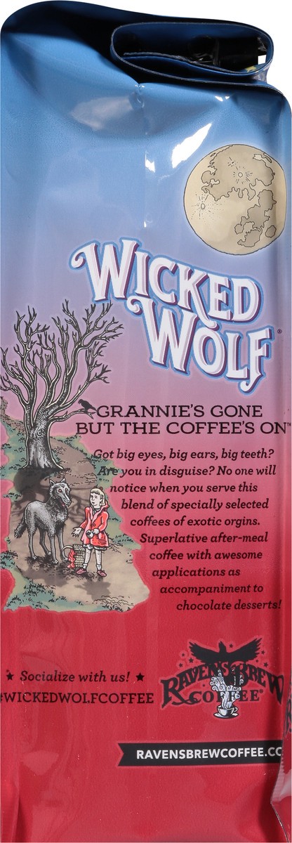 slide 5 of 9, Raven's Brew Coffee Wicked Wolf Dark Roast Coffee Ground - 12 oz, 12 oz