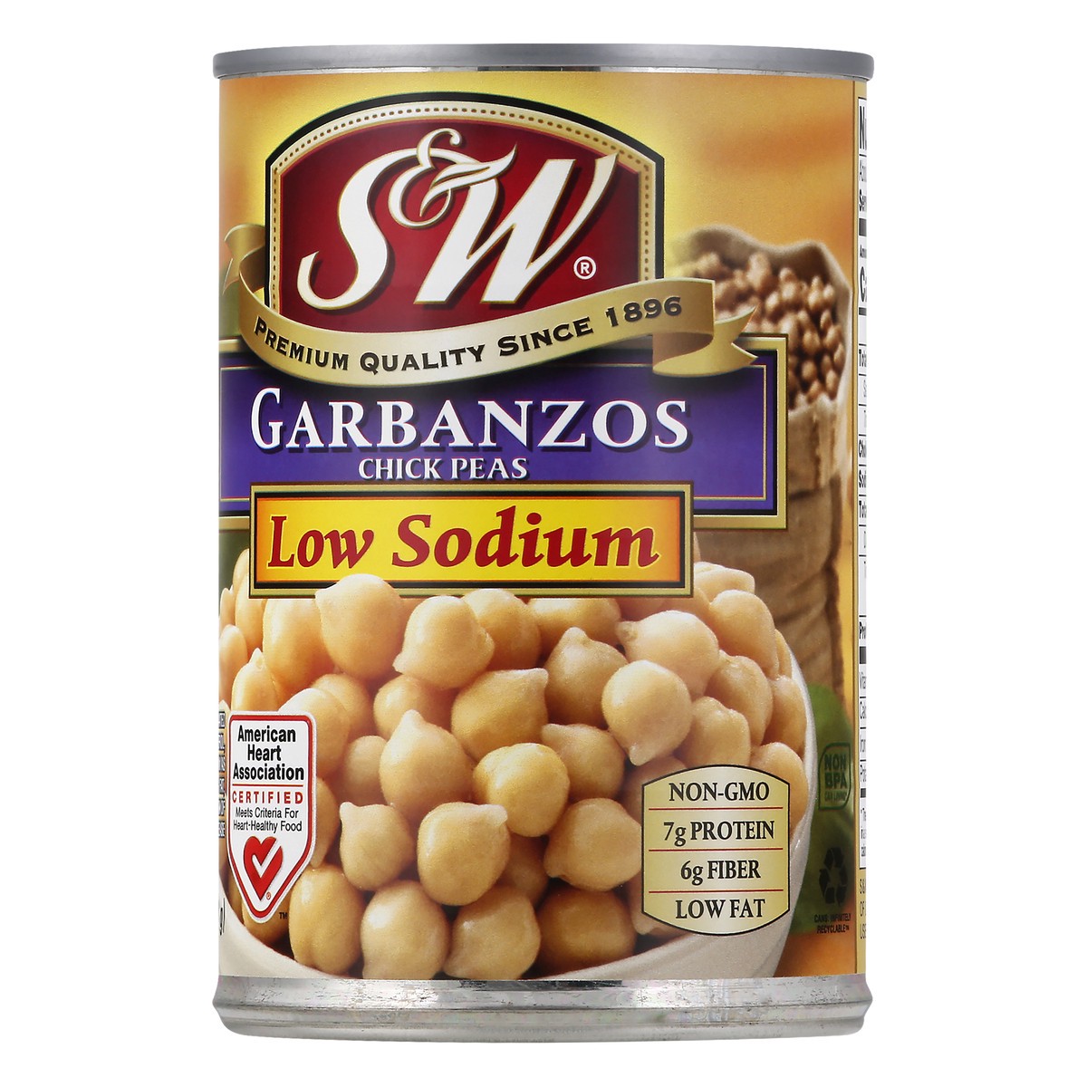 slide 3 of 11, S&W Chick Peas Low Sodium Garbanzos 15.5 oz, 15.5 oz