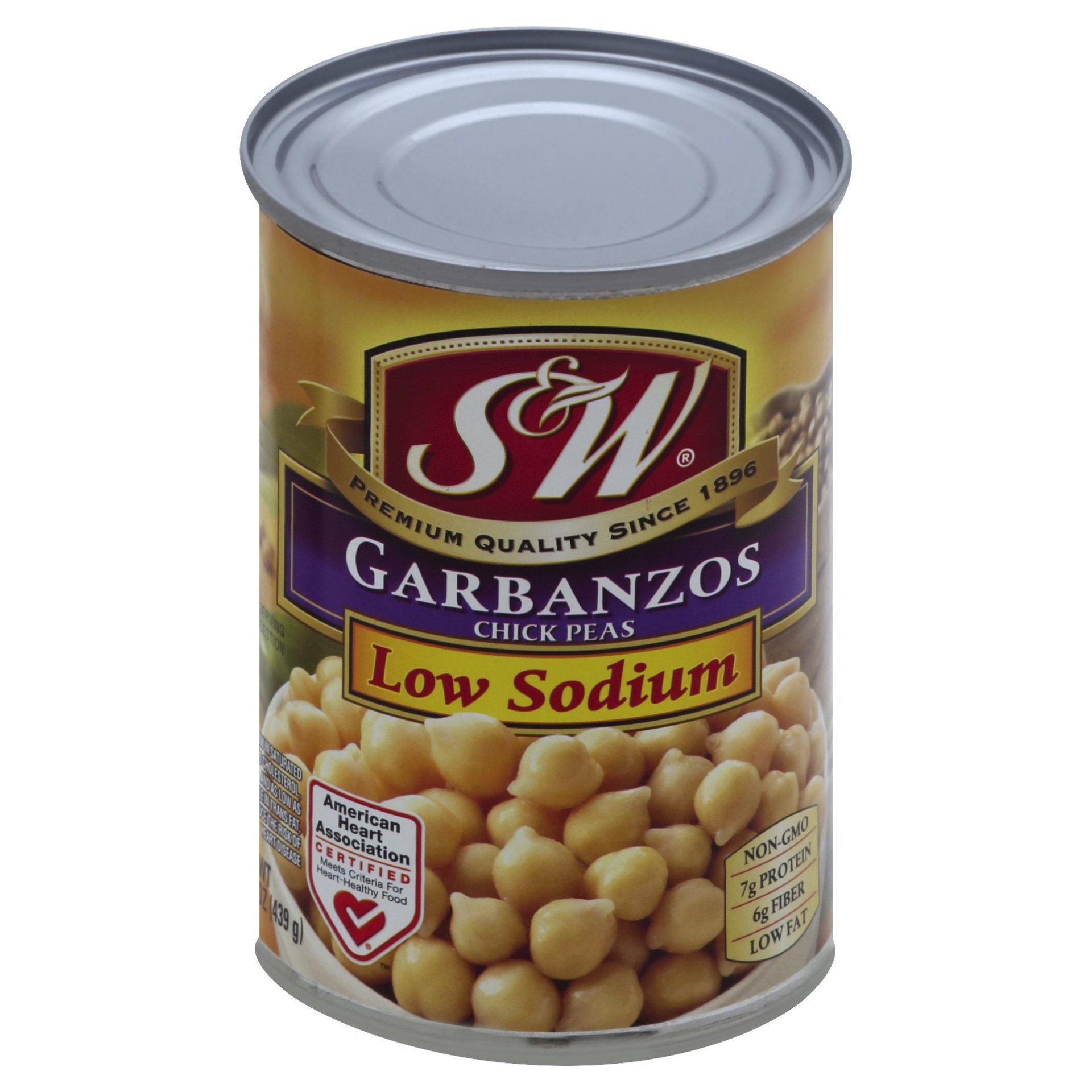 S&W Garbanzo Beans 50 Less Sodium 15.5 oz Shipt