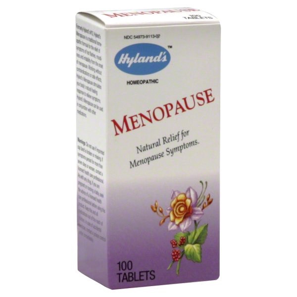 slide 1 of 1, Hyland's Homeopathic Relief For Menopause Symptoms, 100 ct