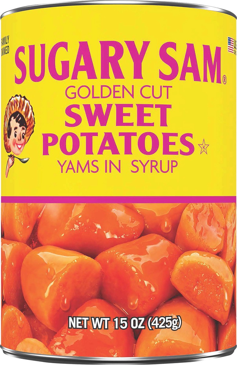 slide 4 of 5, Sugary Sam Golden Cut Sweet Potatoes Yams in Syrup 15 oz, 15 oz