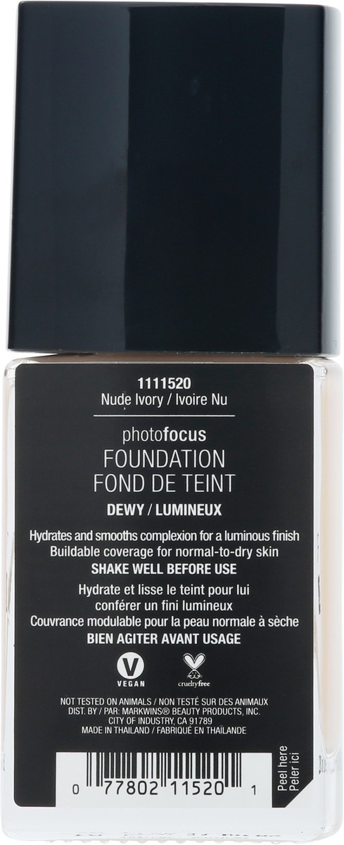 slide 10 of 13, wet n wild PhotoFocus Dewy Nude Ivory Foundation 0.95 fl oz, 16 oz