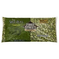 First Street Green Split Peas - 16 oz