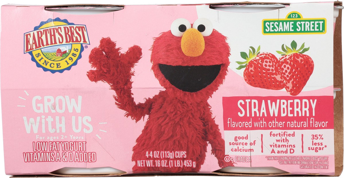 slide 5 of 8, Earth's Best Strawberry Yogurt, 4 oz