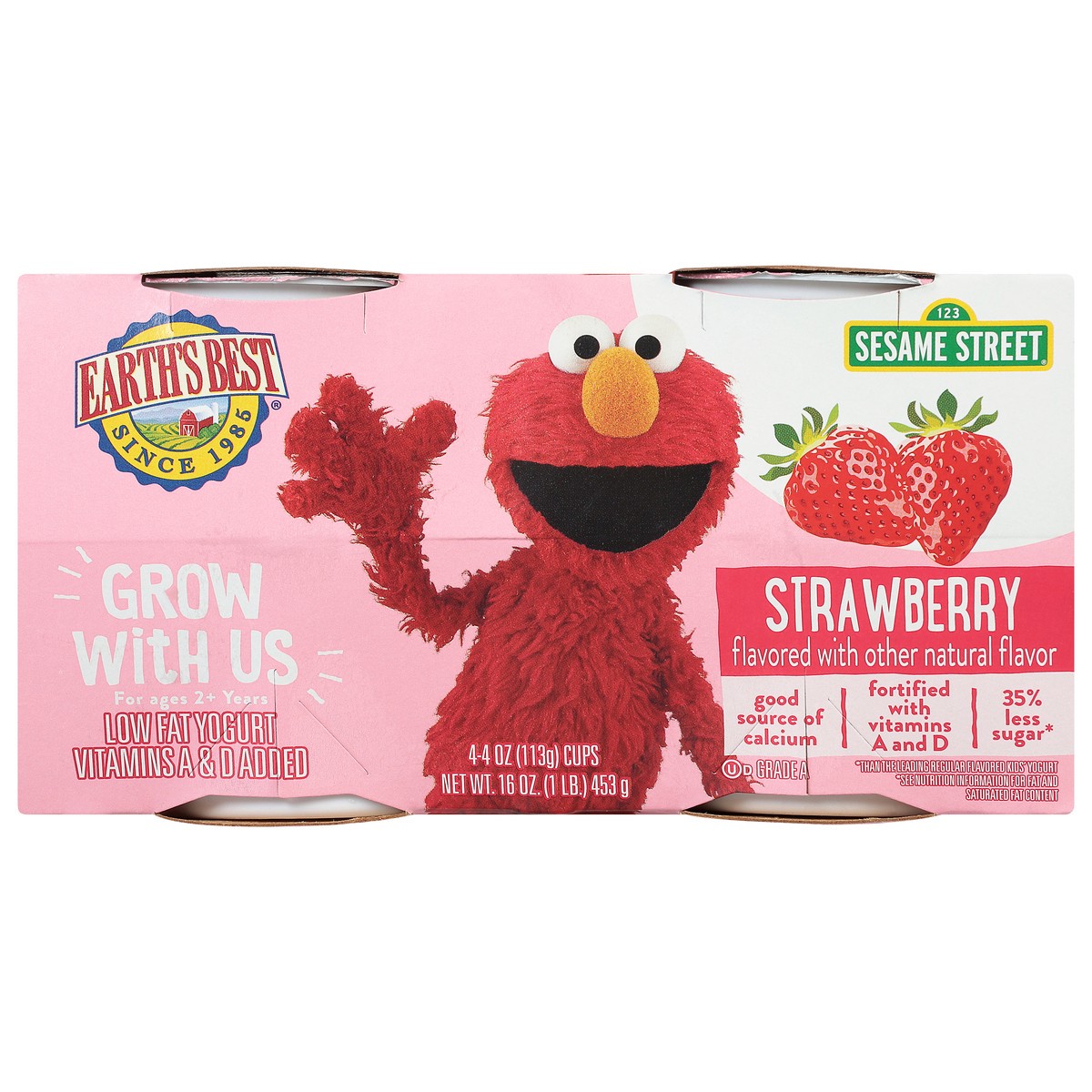 slide 1 of 8, Earth's Best Strawberry Yogurt, 4 oz