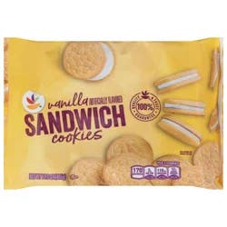 Giant Vanilla Sandwich Creme Cookies