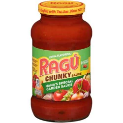Ragu Chunky Mama's Special Garden Sauce 24 oz