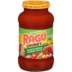 Ragu Chunky Mama's Special Garden Sauce 24 oz