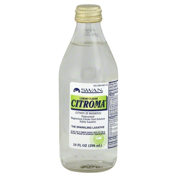 slide 1 of 1, Swan Lemony Flavor Citroma Citrate of Magnesia, 10 fl oz