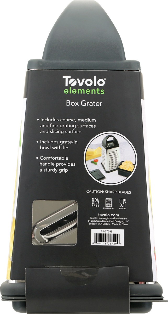 slide 4 of 9, Tovolo Elements Box Grater 1 ea, 1 ct