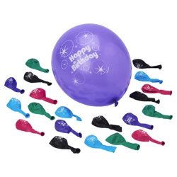Happy Baby Happy Birthday Assorted 12 inch Balloons