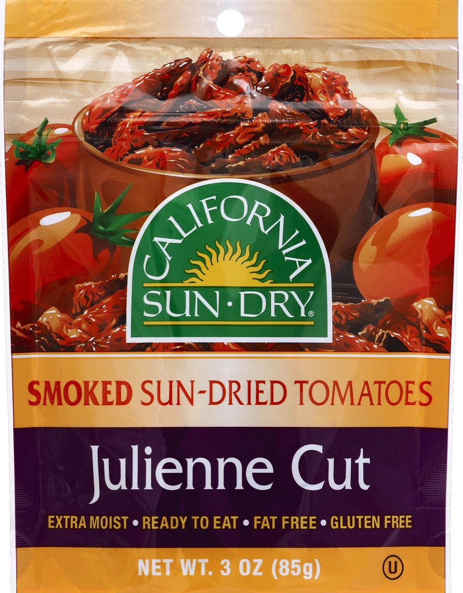 slide 2 of 2, California Sun Dry Smoked Sun-Dried Julienne Cut Tomatoes, 3 oz
