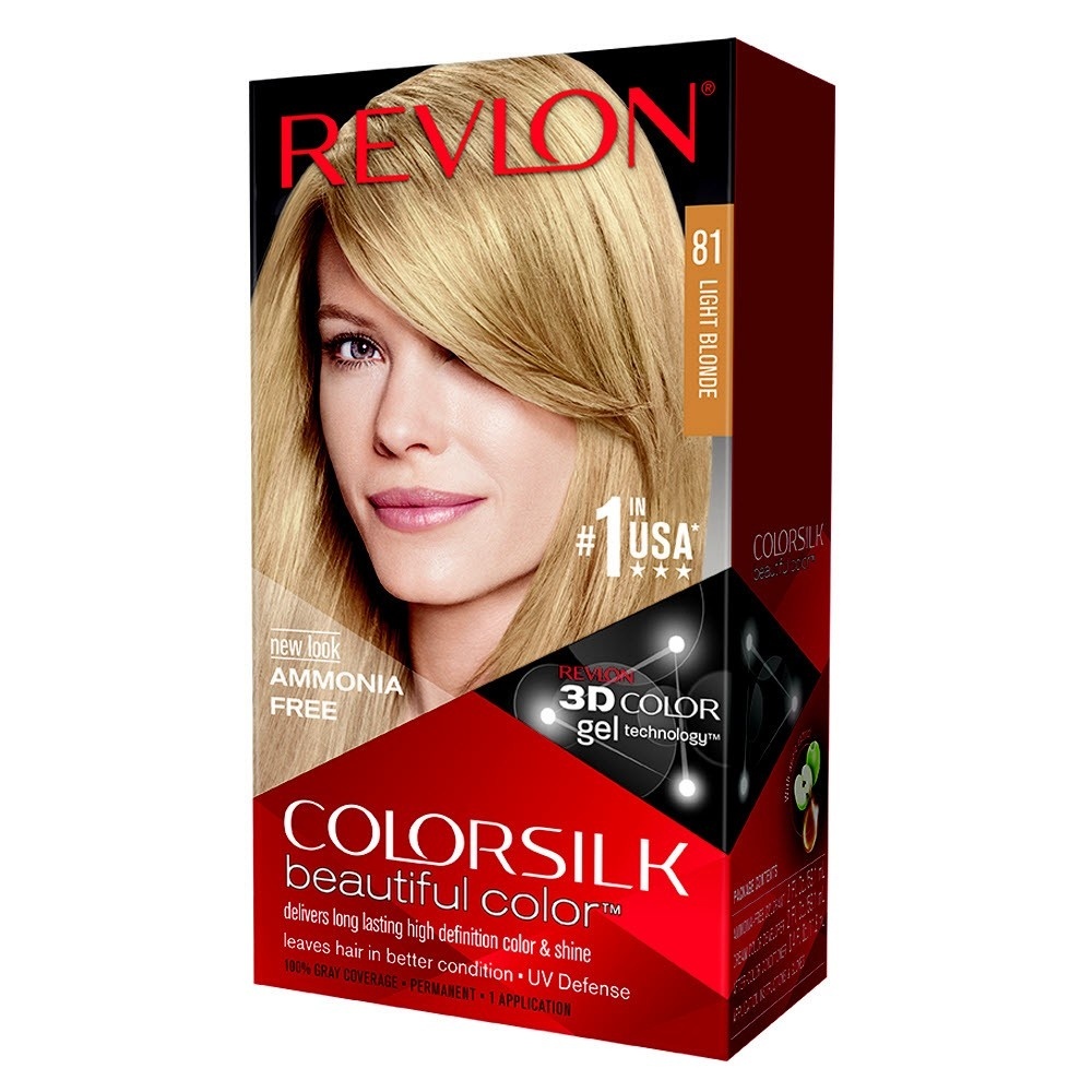 slide 1 of 1, Revlon Colorsilk Beautiful Color 81 Light Blonde, 81 liter