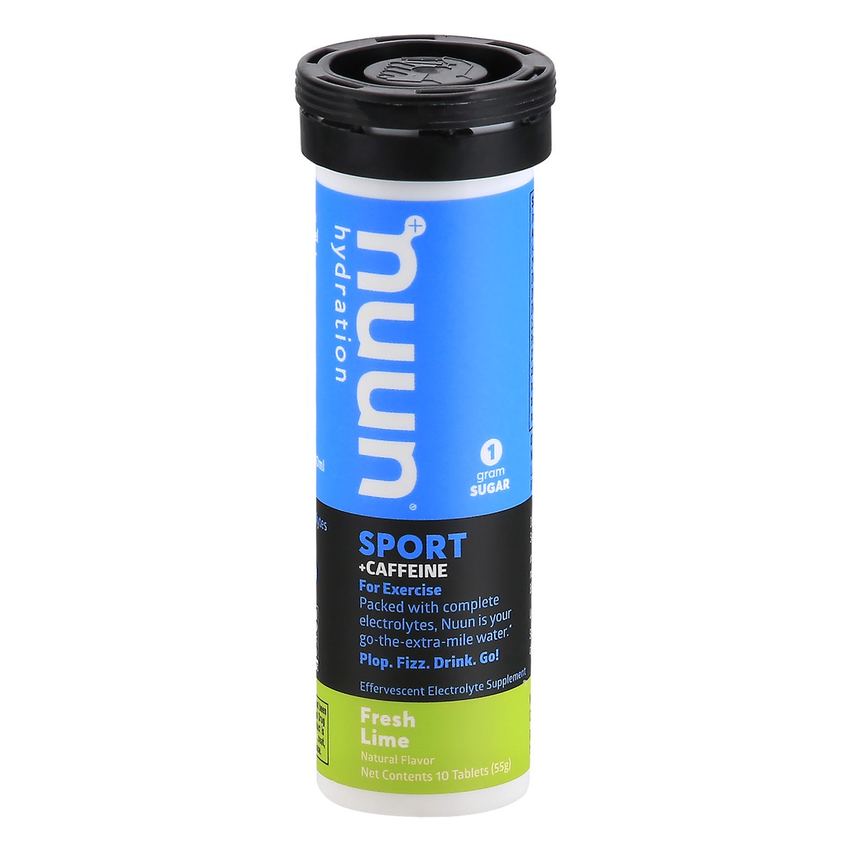 slide 3 of 9, nuun Hydration Sport + Caffeine Drink Vegan Powder - Fresh Lime - 10ct, 10 ct